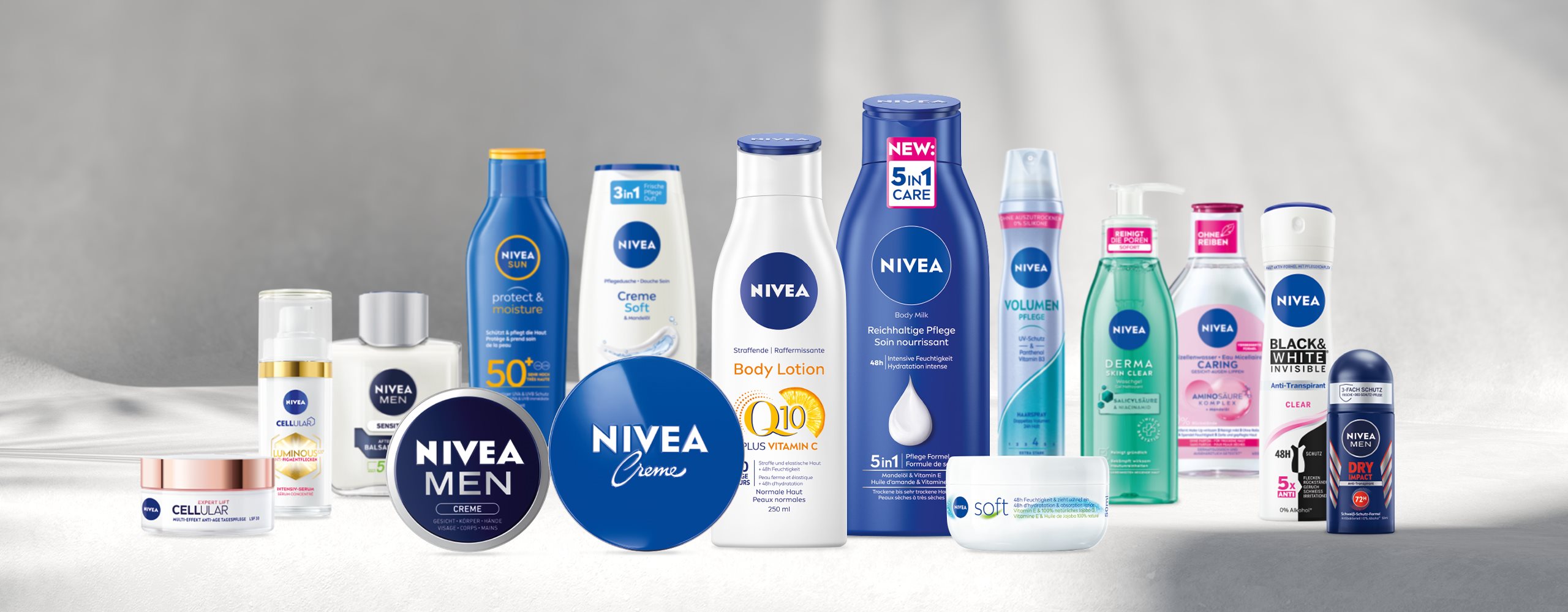 Assortiment de produits NIVEA