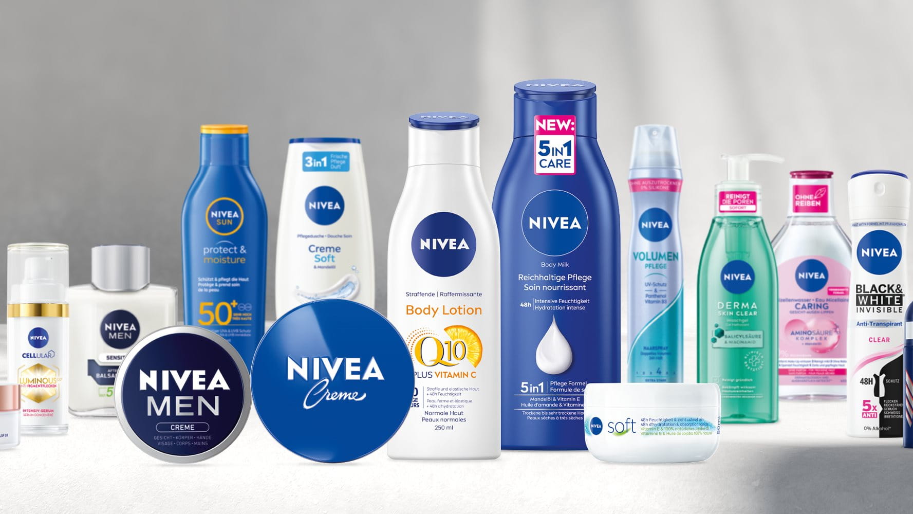 Assortiment de produits NIVEA