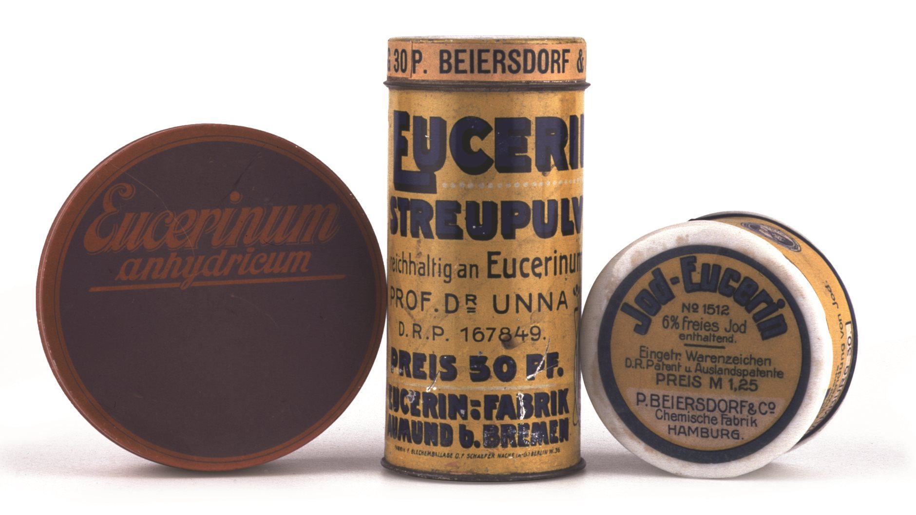 Produits Eucerin des années 1920