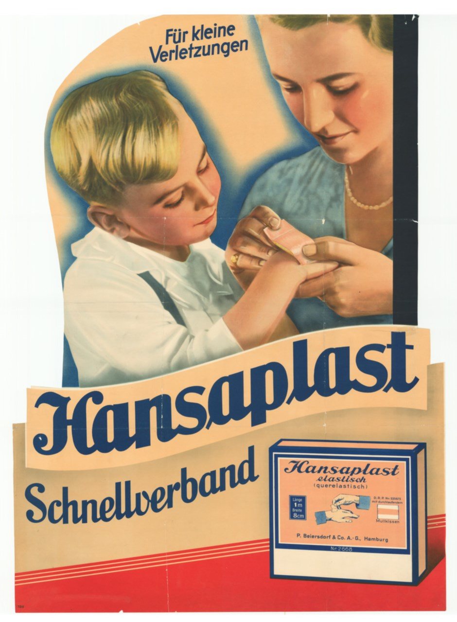 Affiche publicitaire Hansaplast 1935