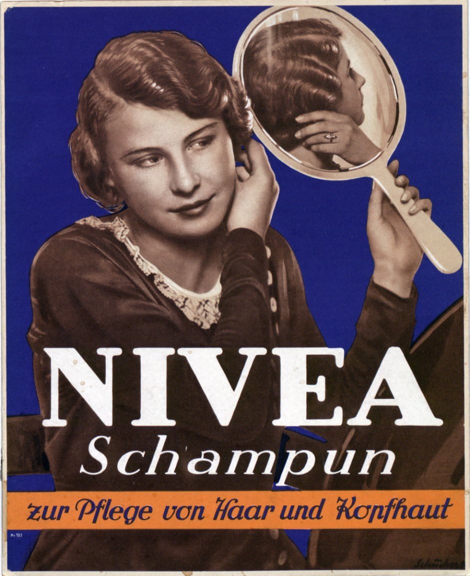 Motif publicitaire NIVEA Schampun 1931