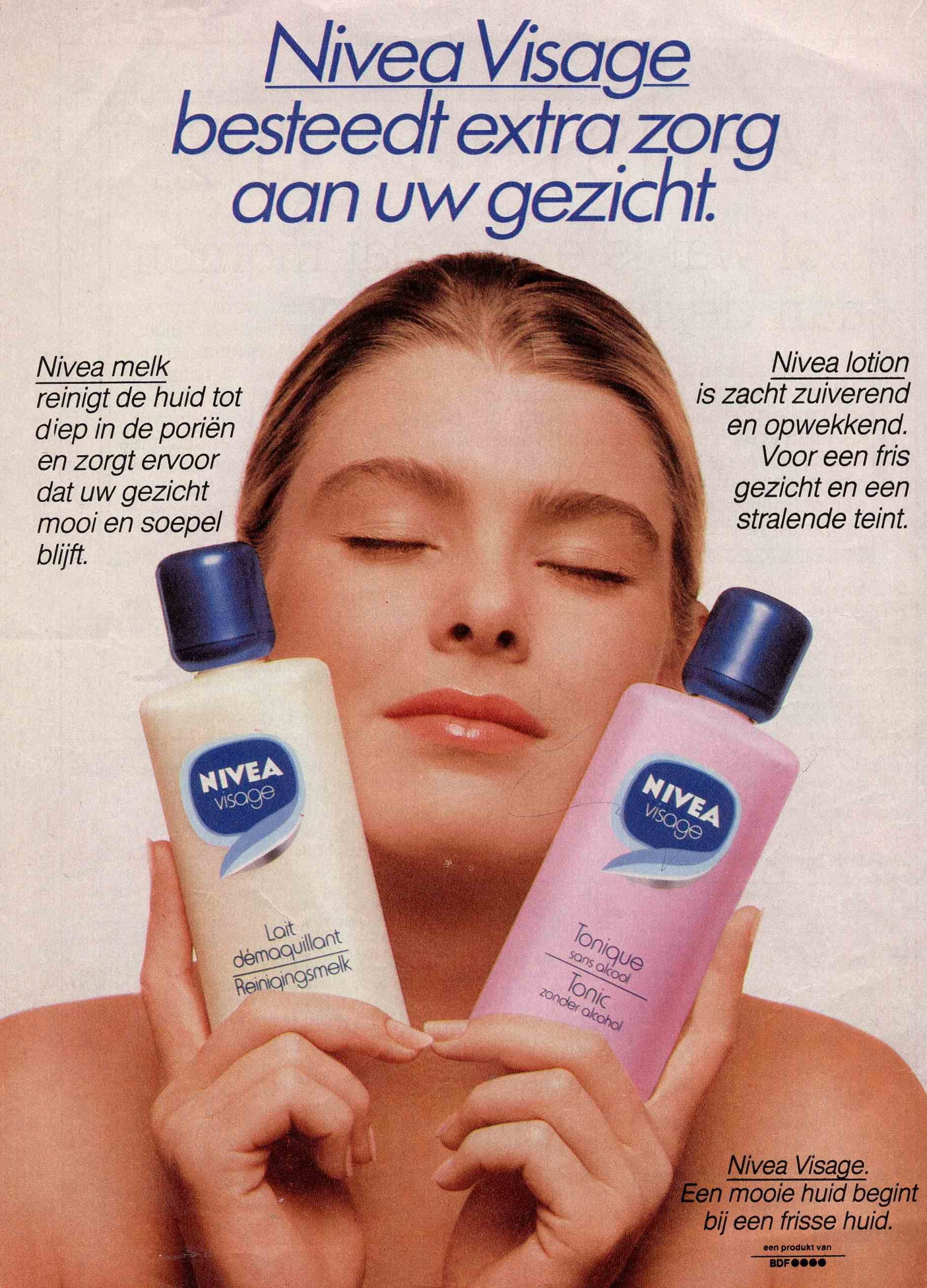 NIVEA Visage Belgique 1983