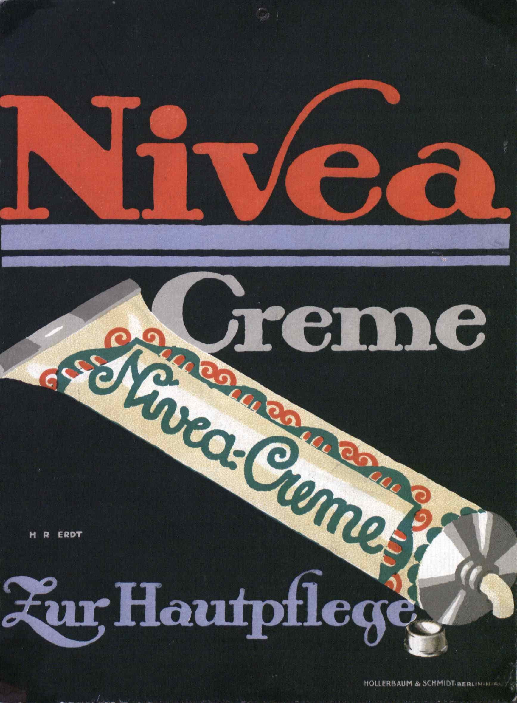 Affiche publicitaire NIVEA 1912